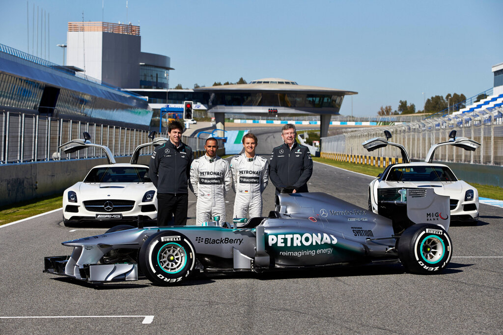 Mercedes formula 1 team 2013 #1