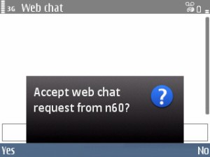 Web Server Chat Request